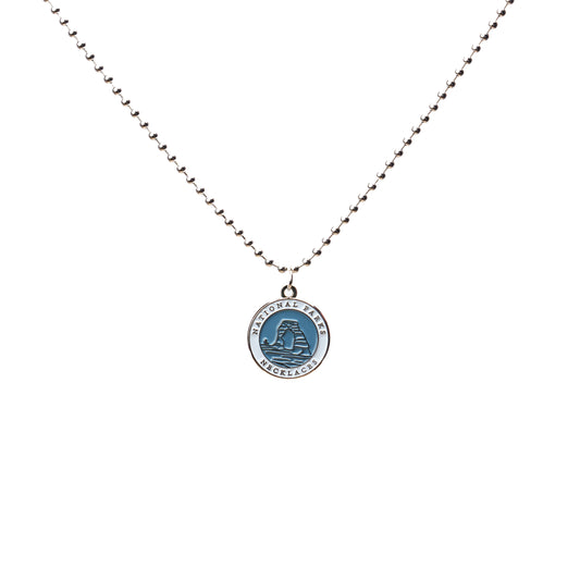 Arches Necklace - Sky Blue