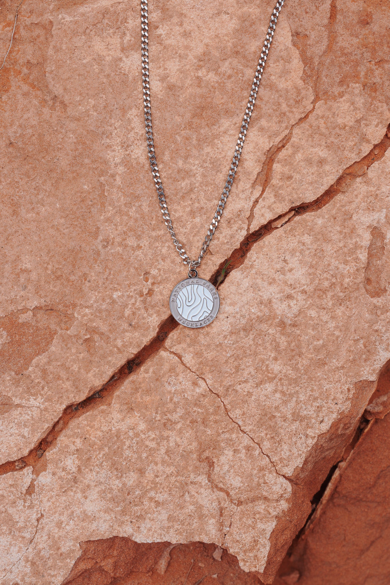 Topography Necklace - Sand Tan